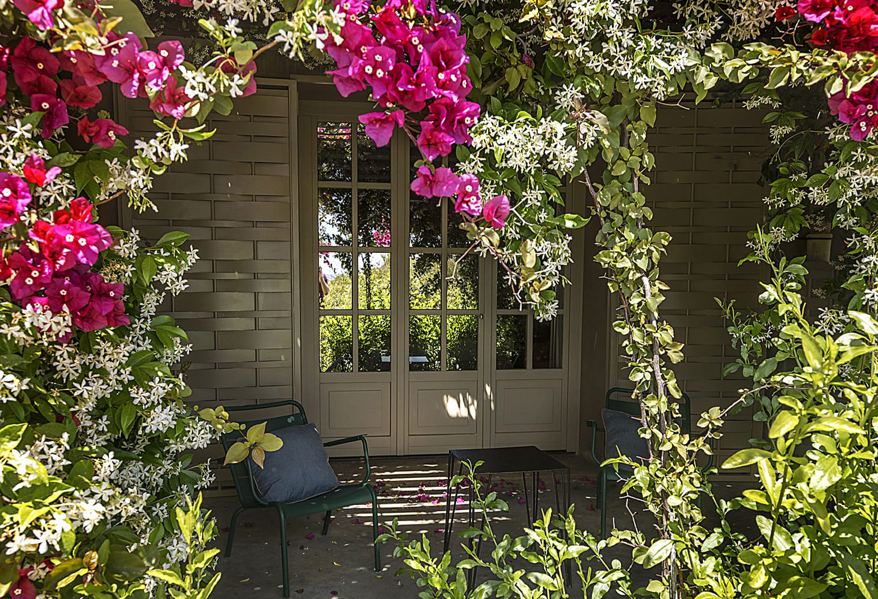 Camera con veranda esterna indipendente